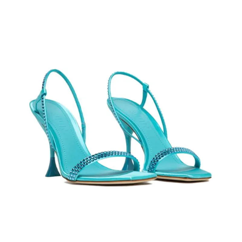3Juin Eloise Crystal-embellishment Sandals-2