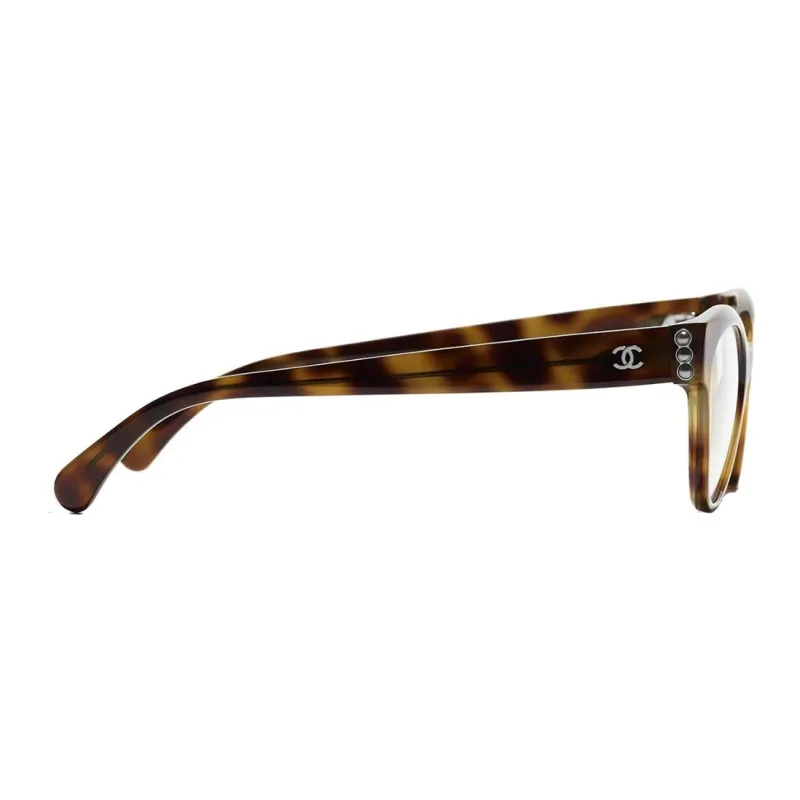 CHANEL Butterfly Shaped Plate Frame Oval Eyeglass Frames Women's-2