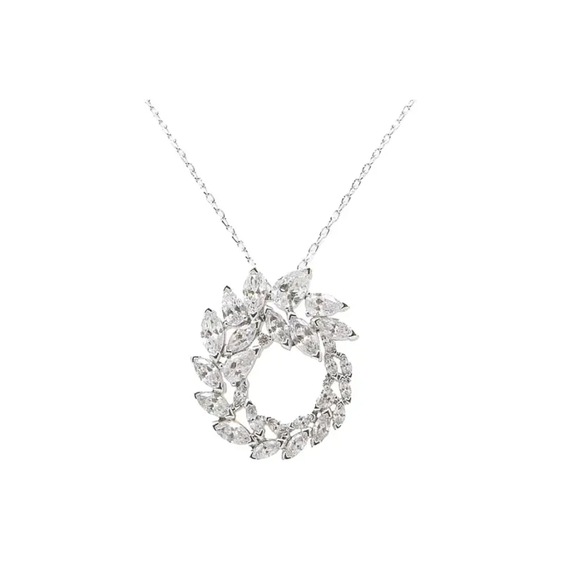 Swarovski Rhodium Plated Necklaces Women's-2