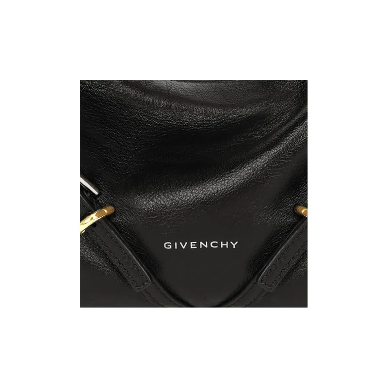 Givenchy Mini Voyou Bag In Leather Black-4