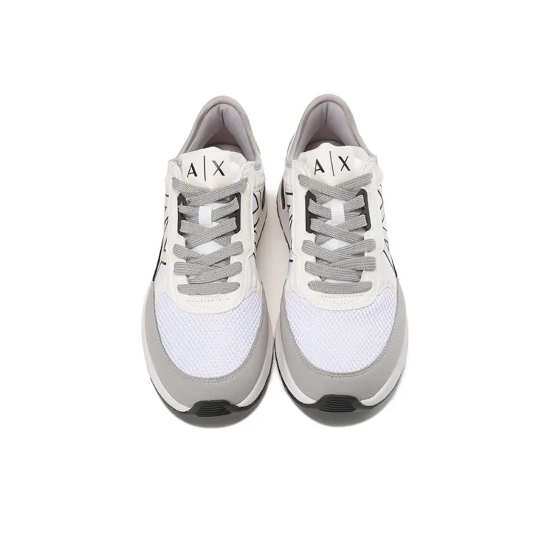 ARMANI EXCHANGE Low Top Sports Casual Shoes Men's White-3