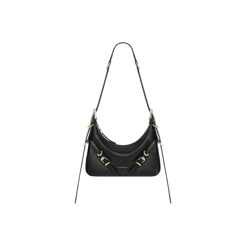 Givenchy Mini Voyou Bag In Leather Black-0