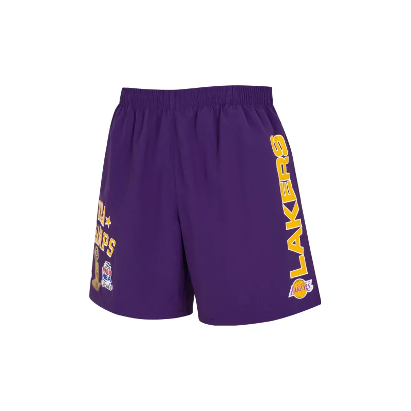 Mitchell Ness Casual Shorts Men Purple-1