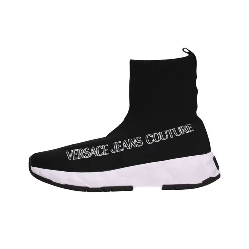 VERSACE JEANS Versace pulsar Top Sports Casual Shoes Men's Black White