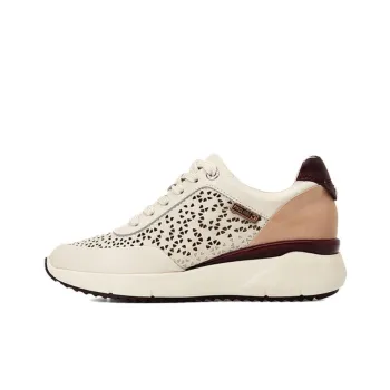 PIKOLINOS Casual Shoes Women's Low Top Coconut Milk White/Sage Green