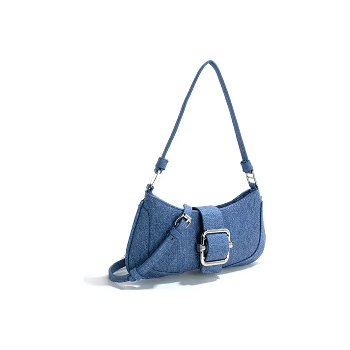 HAWA PU/Canvas Canvas Bag Shoulder Bag Baguette Bag Dumpling Bag Shoulder Bag Medium Size Women's Multicolor-16