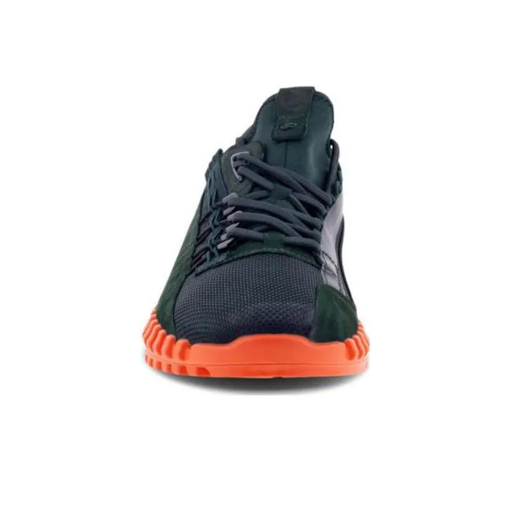 Ecco ZIPFLEX M Low Top Sports Casual Shoes Men's Orange/Navy Blue-3