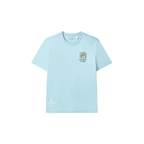 FILA T-Shirts Men Tiffany Blue