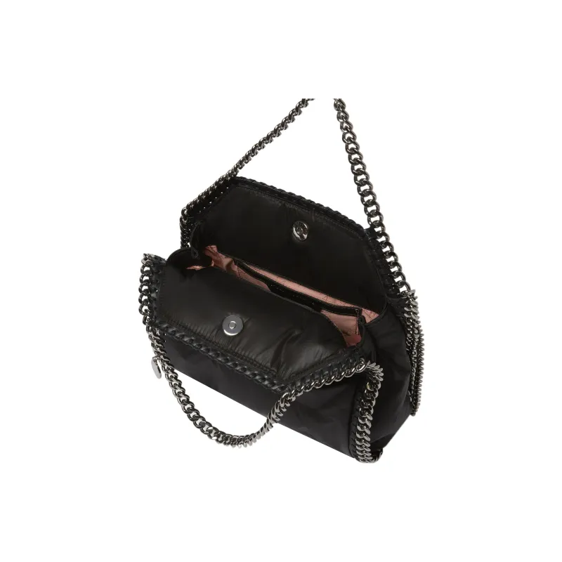 Stella McCartney Falabella Nylon Tote Bag Shopping Bag Shoulder Bag Crossbody Bag Handbag Mini Women's Black-4