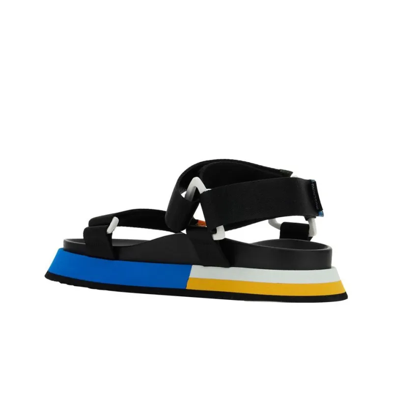 MOSCHINO Colour-block Touch-strap Sandals-3