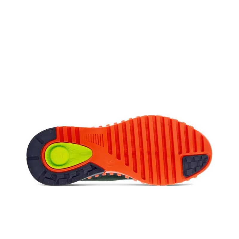 Ecco ZIPFLEX M Low Top Sports Casual Shoes Men's Orange/Navy Blue-5