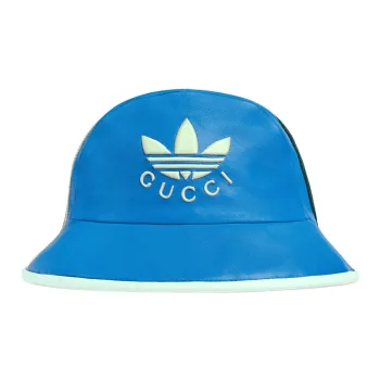 Adidas X GUCCI X ADIDAS Collaboration Bucket Hats Women's Blue/White