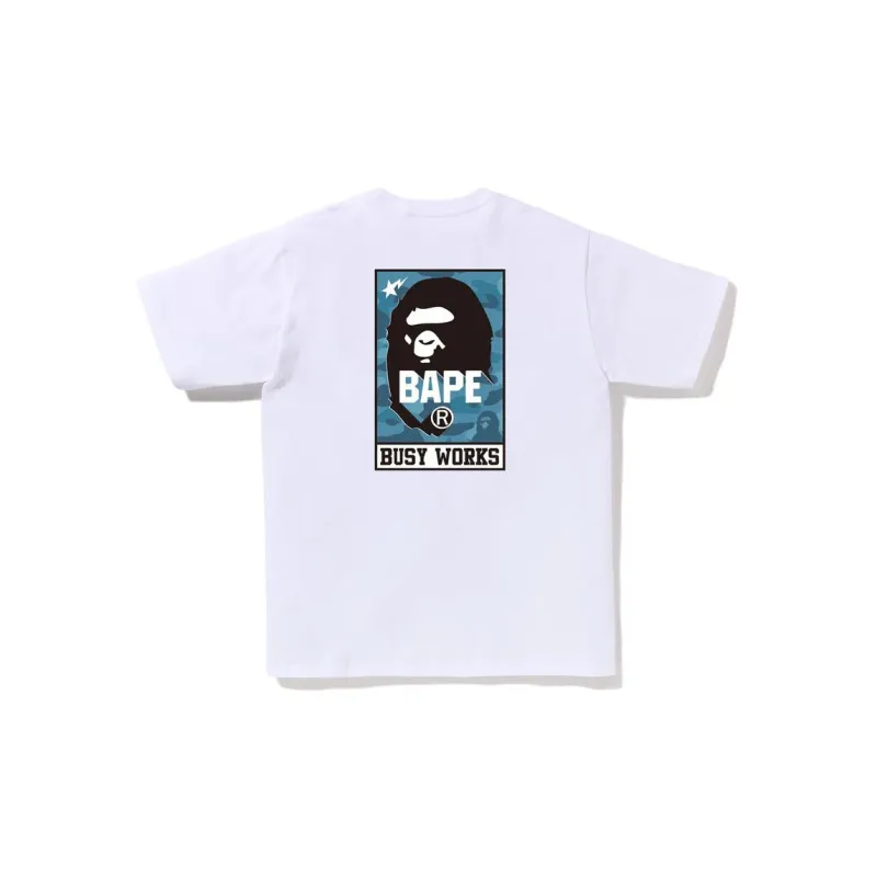 Bape Honeycomb Camo Bape Busy Works Tee-1