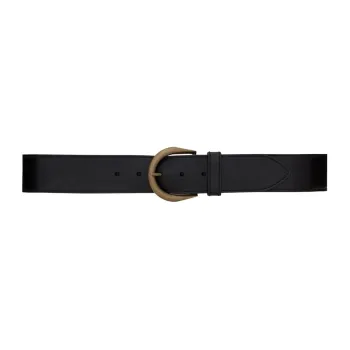 SAINT LAURENT Pointed Tip Buckled Belt