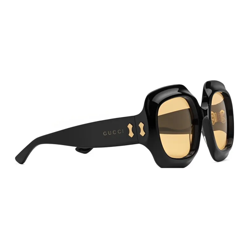 GUCCI X ADIDAS Collaboration Sunglasses Unisex Black/Brown-1