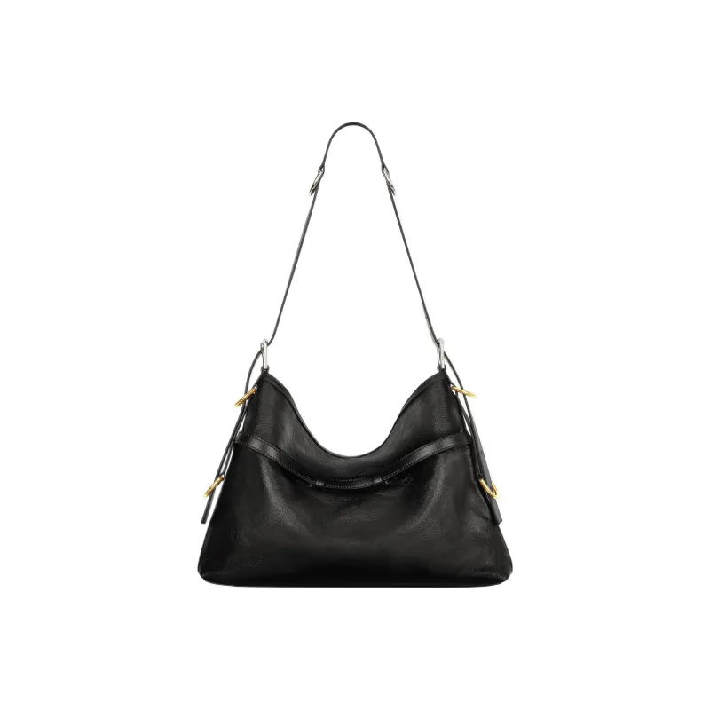 Givenchy Medium Voyou Bag In Leather Black-2