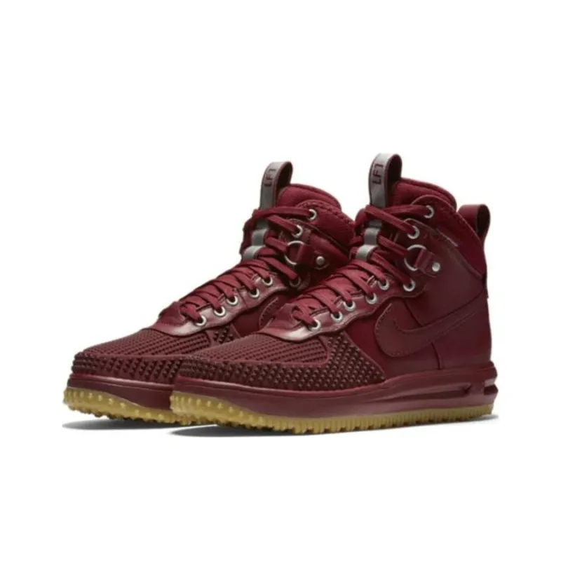 Nike Lunar Force 1 Duckboot Team Red Gum-2