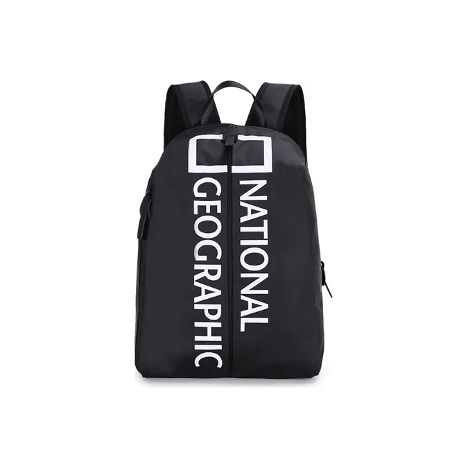 NATIONAL GEOGRAPHIC Polyester Backpack Medium Size Unisex Black Cool/Yellow Trendy/Mint Green-1