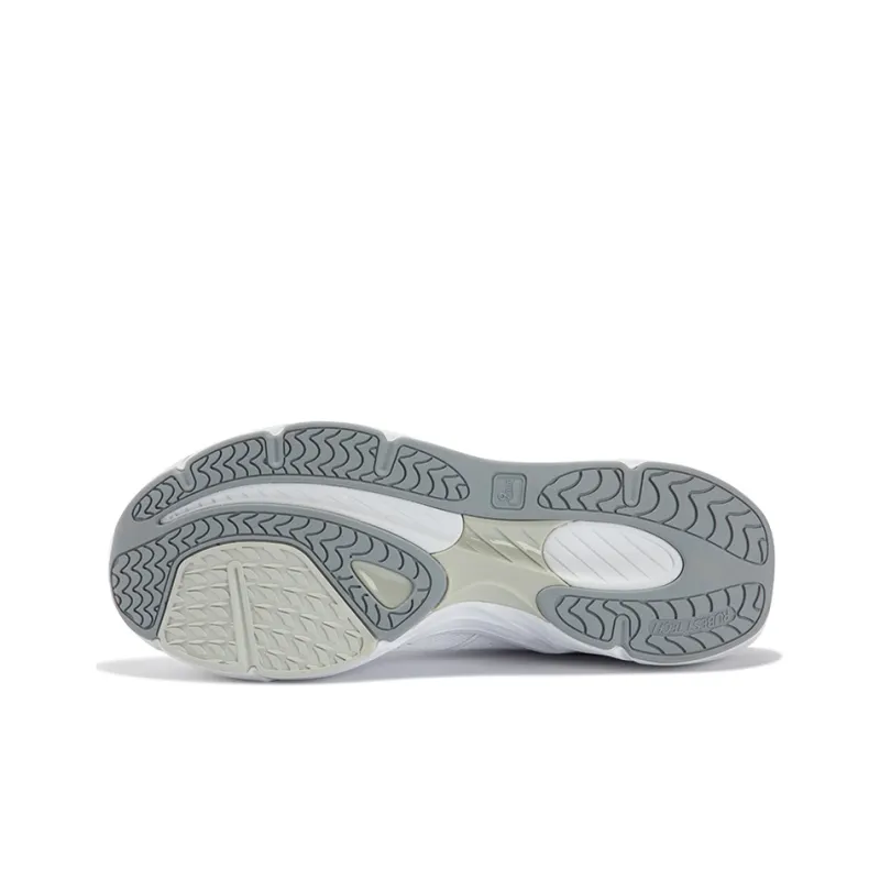 361° Fei Ren Flying Resilience Cool Mist Running Shoes Men's White Gray-4
