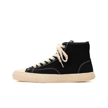 MIHARA YASUHIRO Past Sole Stylish Skateboarding Shoes Unisex Black White