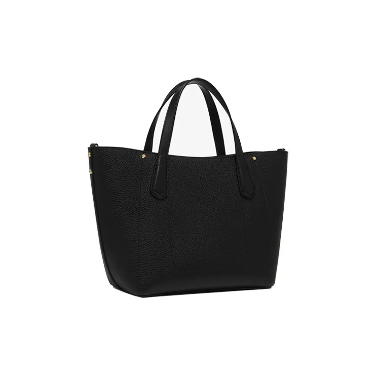MICHAEL KORS Allison Artificial Leather Basket Bag Tote Bag Shopping Bag Handbag Crossbody Bag Small Size Women's Black-1