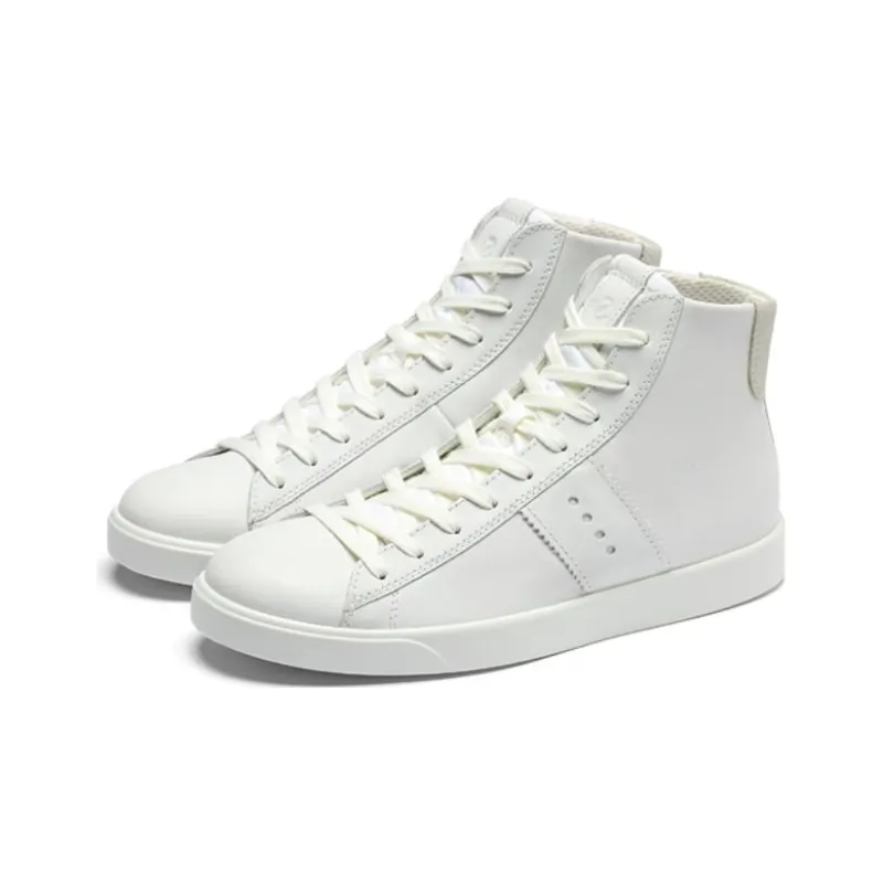 Ecco Stylish Skateboarding Shoes Women's White-1