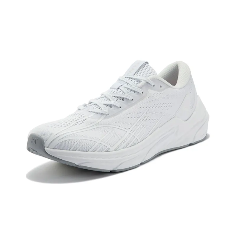 361° Fei Ren Flying Resilience Cool Mist Running Shoes Men's White Gray-1
