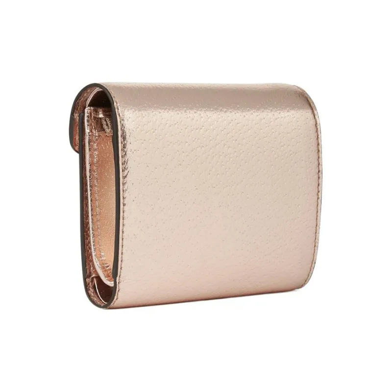 GUCCI Dionysus Calfskin Card Holder Wallet Women's Champagne-1