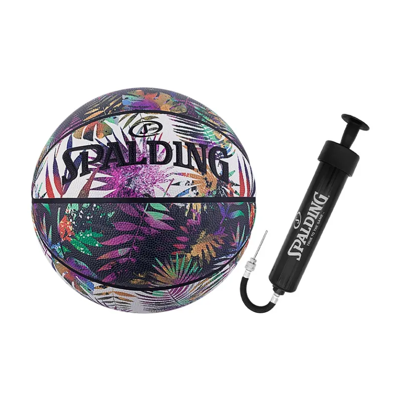 SPALDING Nature Series PU Basketball Multicolor Size 7 Training Unisex-5