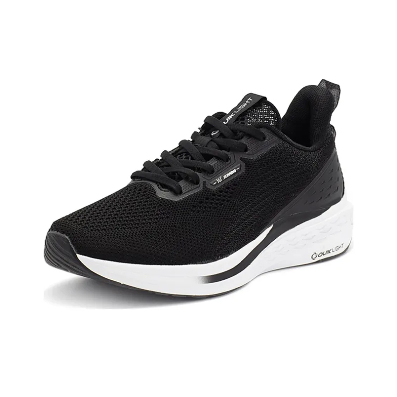 361° FlyFish 1 Anti Slip Wear Resistant Low Top Running Shoes Women's Obsidian Black-1
