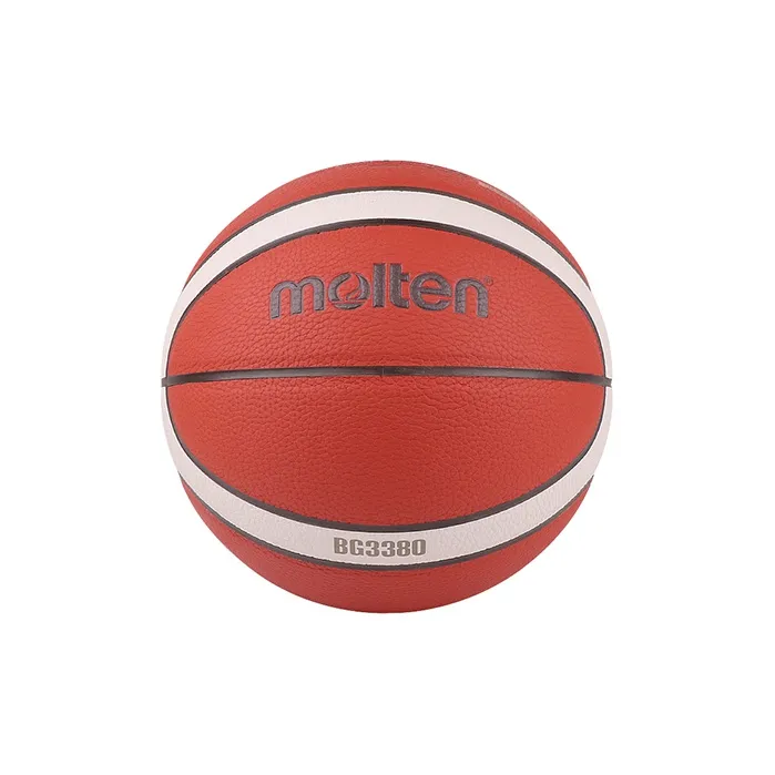 Molten PU Basketball Red White Size 7 Ball Training Match Unisex-3