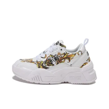 VERSACE JEANS Couture Stargaze Garland Low Top Sports Casual Shoes Women's White