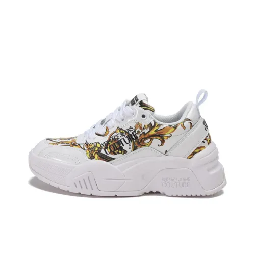 VERSACE JEANS Casual Shoes Women's Low-Top Gold