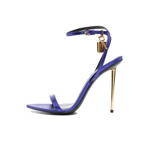 TOM FORD Padlock 90mm Leather Sandals