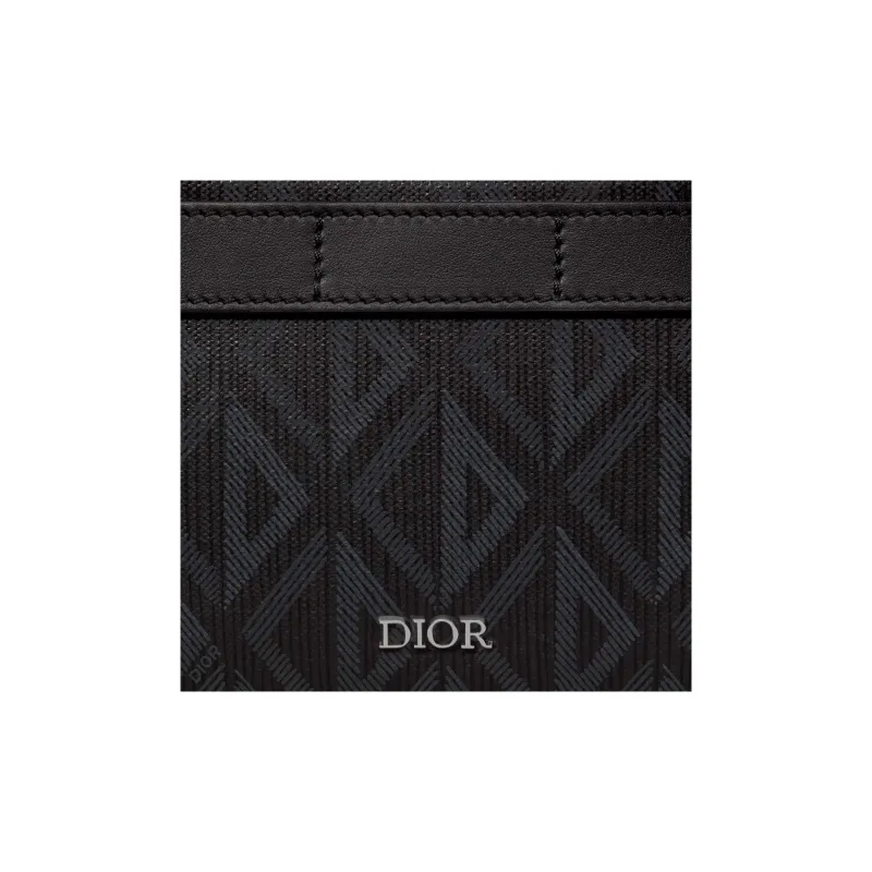 DIOR Canvas With Leather Messenger Bag, Shoulder Bag, Crossbody Bag Men's Black-6