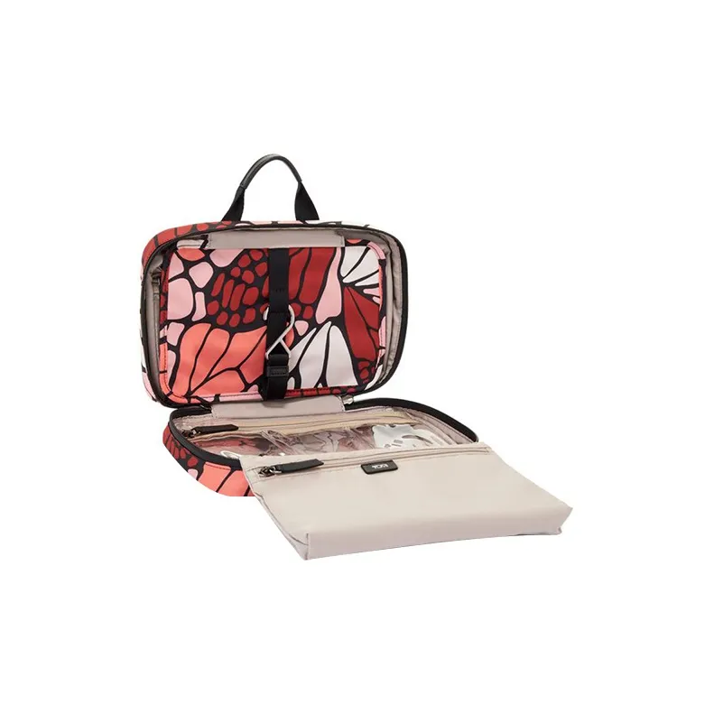 TUMI Voyageur Fabric Makeup Bags Handbags Women's Red-2