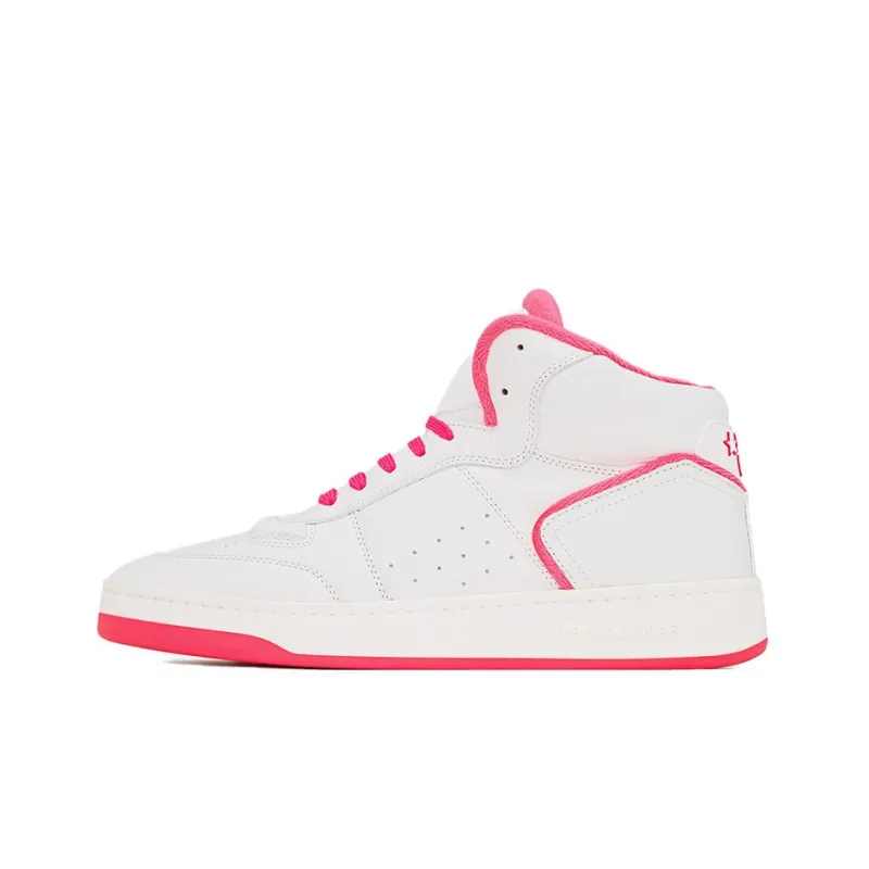 SAINT LAURENT SL/80 High-Top Lace-Up Sneakers-0