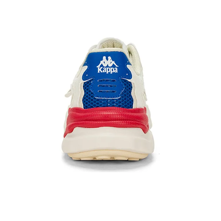 Kappa Anti Slip And Wear Resistant Breathable Low Top Casual Running Shoes Unisex White-5