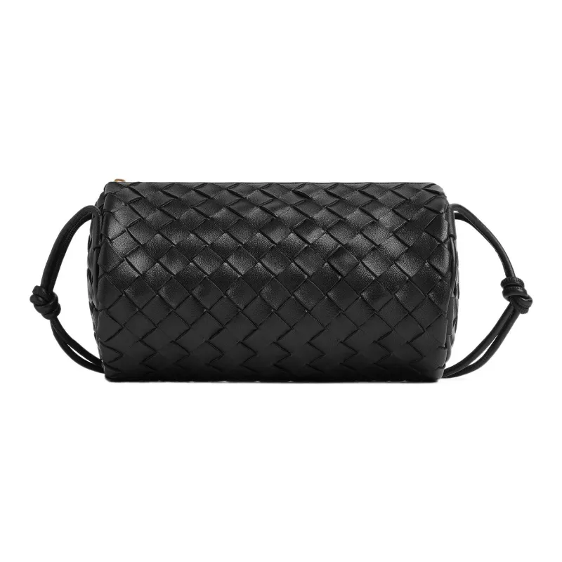 Bottega Veneta LOOP Leather Pen Holder Bag, Shoulder Bag Handbag, Shoulder Bag Trumpets Women's Black-0