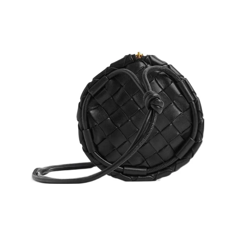 Bottega Veneta LOOP Leather Pen Holder Bag, Shoulder Bag Handbag, Shoulder Bag Trumpets Women's Black-1