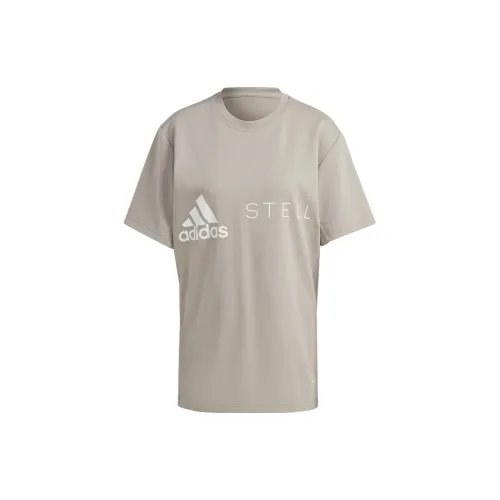 Adidas T-Shirts Women's Light Gray