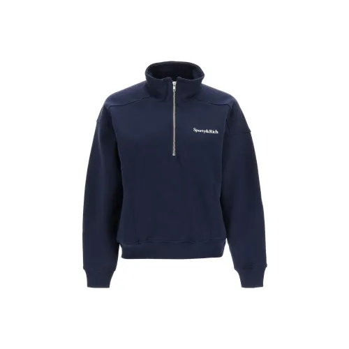 SPORTY & RICH Sweatshirts Women's Marine Blue