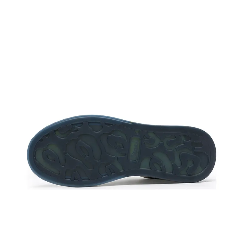 Desai Desai Skateboard Shoes Men's White Blue-3