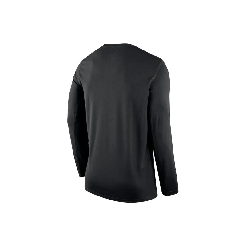 Nike Nba Chicago Bulls Practice Dri Fit Long Sleeve T shirt-1