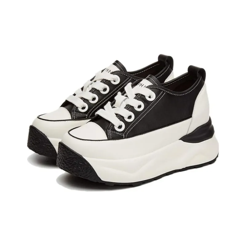 DAPHNE Platform Shoes Women's Black-3
