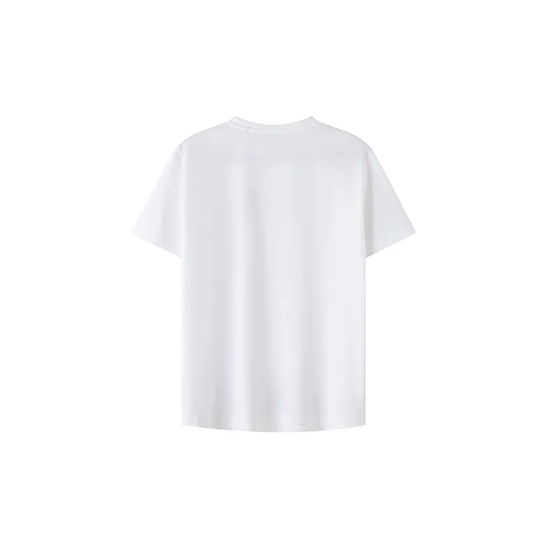 LiNing T Shirt Men's White Black-1