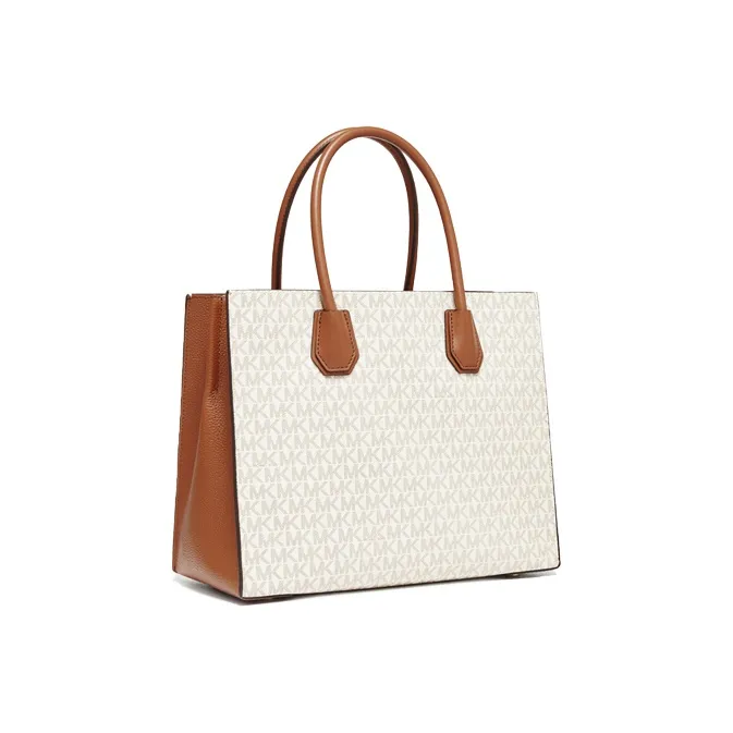 MICHAEL KORS Mercer Large Logo Accordion Tote Bag-1