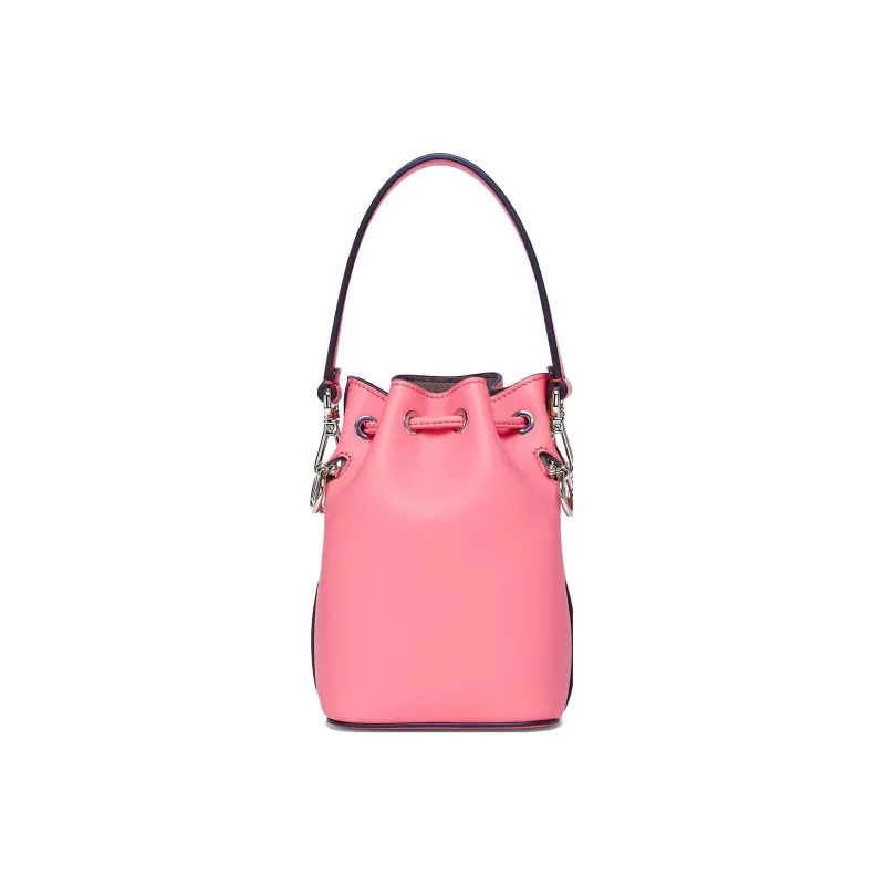 FENDI Mon Tresor Calfskin Bucket Bags Shoulder Bag Crossbody Bag Handbag Mini Women's Pink-2