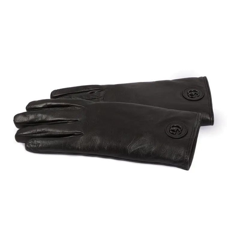 GUCCI Logo Plaque Military Gloves-1