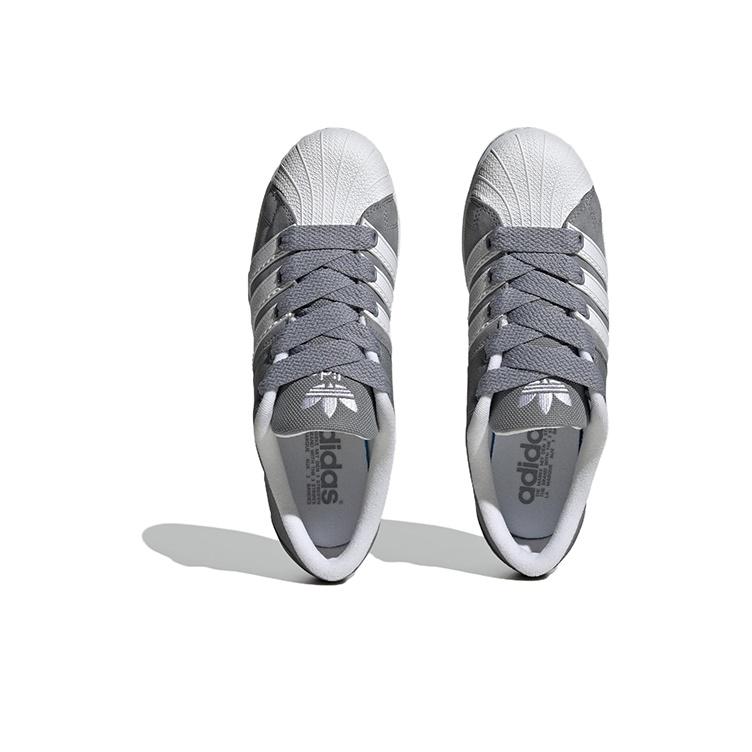 Superstar Adidas Originals Supermodified Grey White POIZON